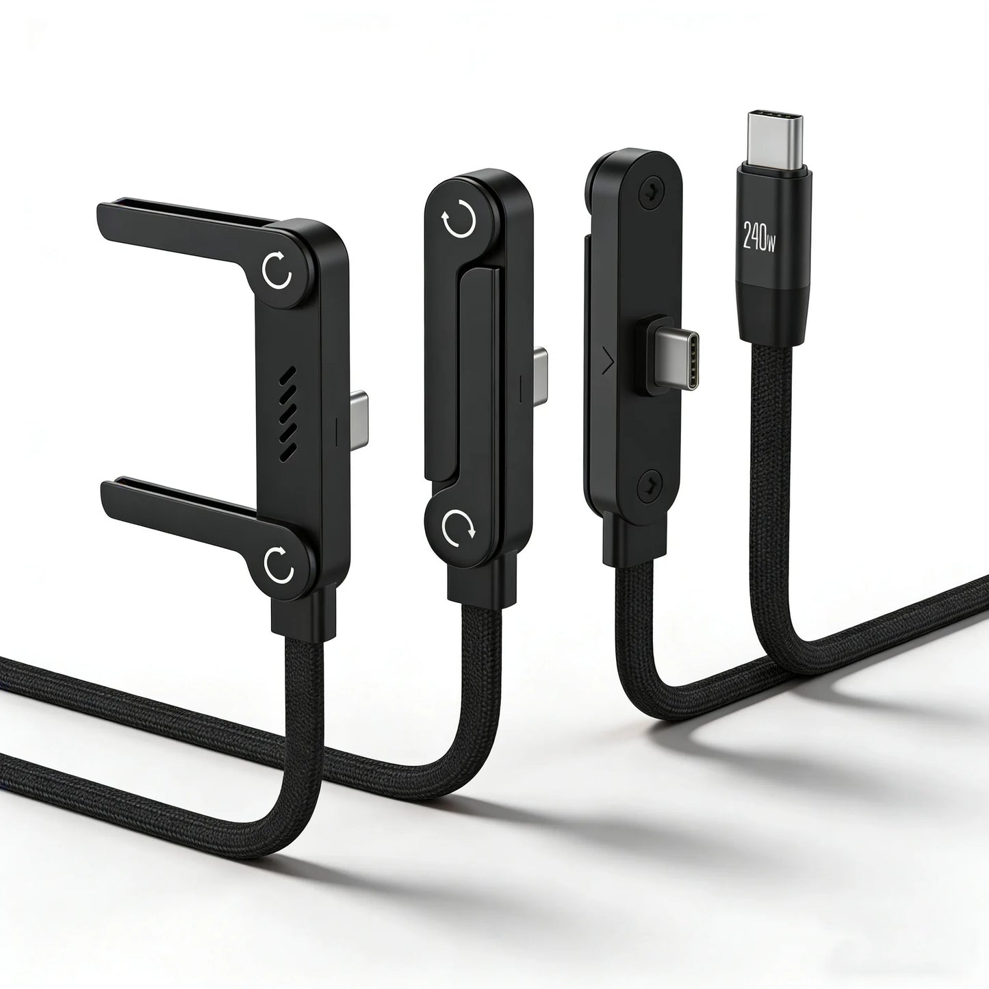 1.5m Foldable Fast Charging Cable & Phone Holder | Ultra-Fast Data