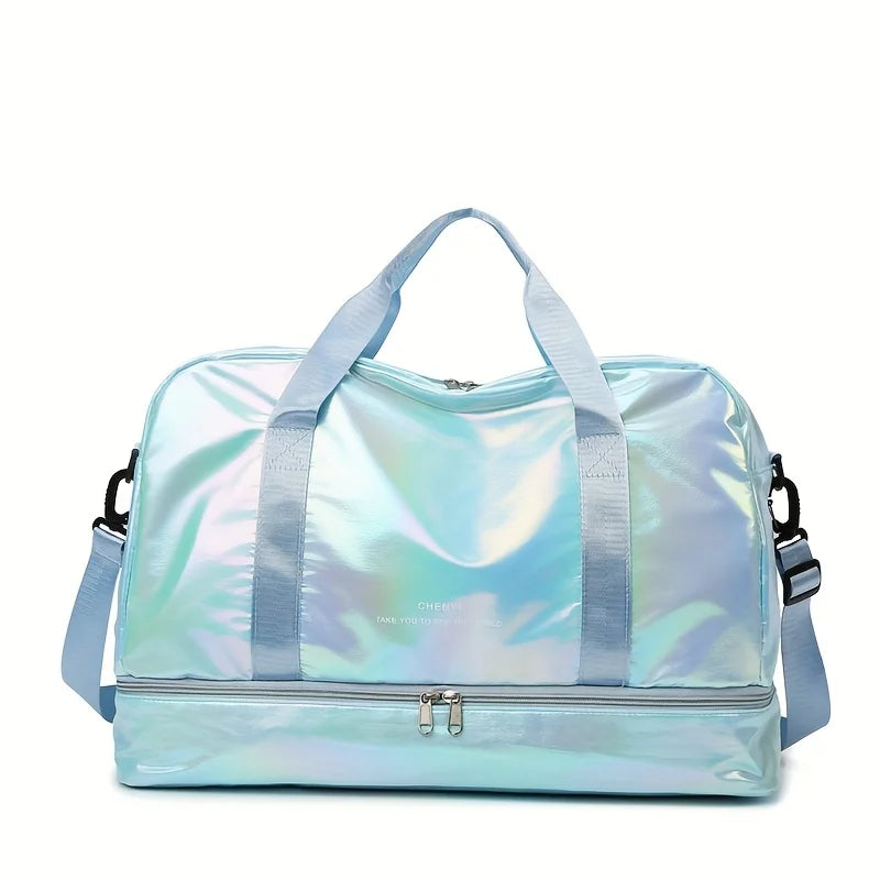 Lightweight Holographic Travel Duffel Bag | Large Capacity Tote