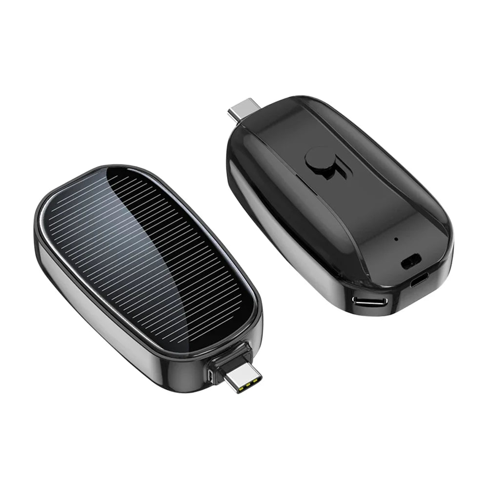 Portable Solar Power Bank 1200mAh | Fast Charging External Battery