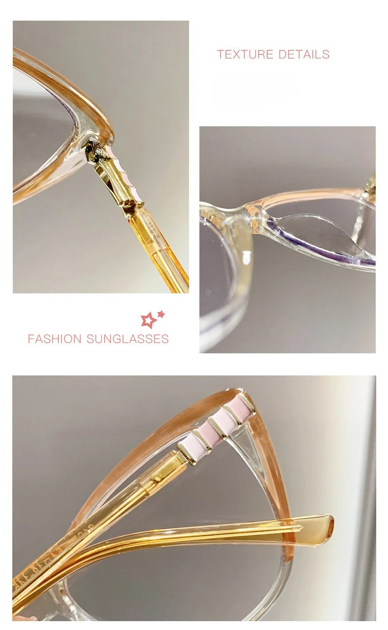 High Definition Anti Blue Light Cat Eye Glasses | Stylish Eye Protection