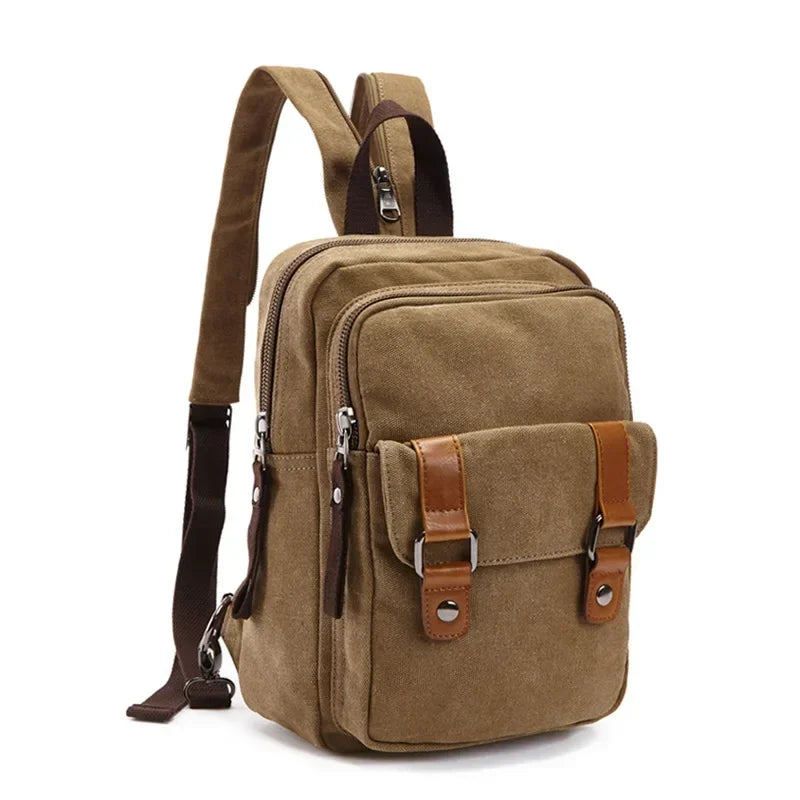Stylish Mini Vintage Canvas Backpacks for Everyday Use