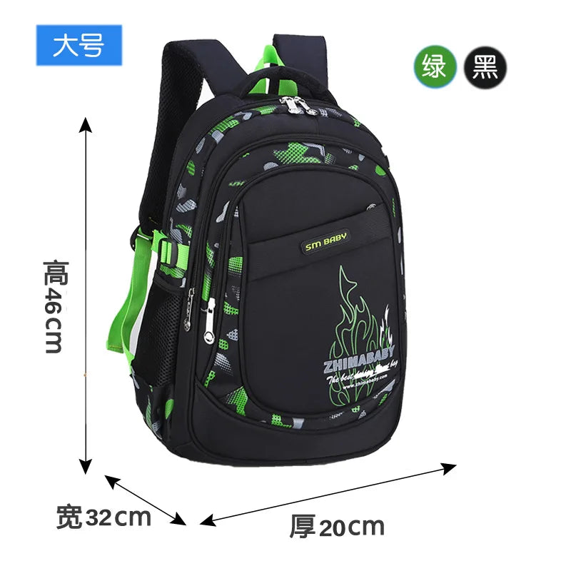 Waterproof Lightweight School Backpack for Kids | Large Capacity