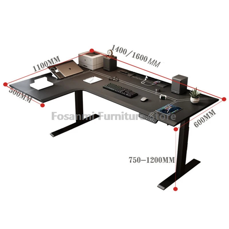 Electric Adjustable Height Desk with LED Display | Ideal for Home or Office