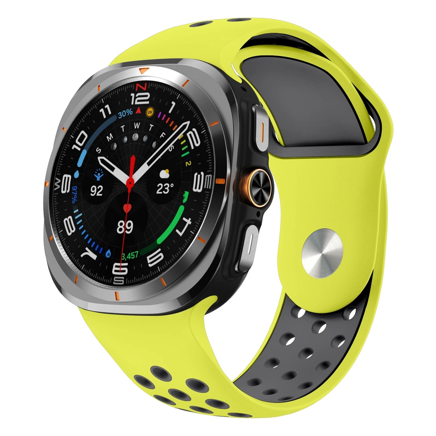 Two-Tone Silicone Watch Strap | Stylish Replacement Band