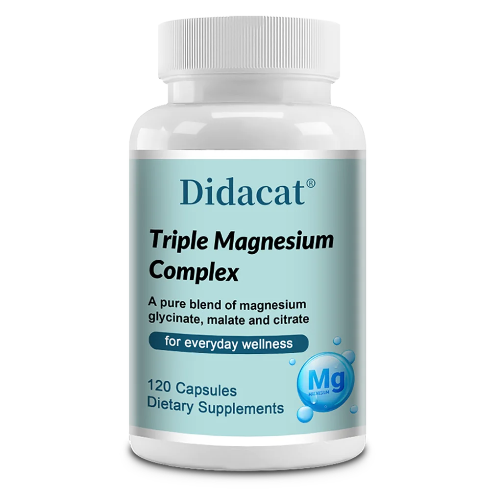 Triple Magnesium Complex Capsules | Bone Strength & Relaxation Support