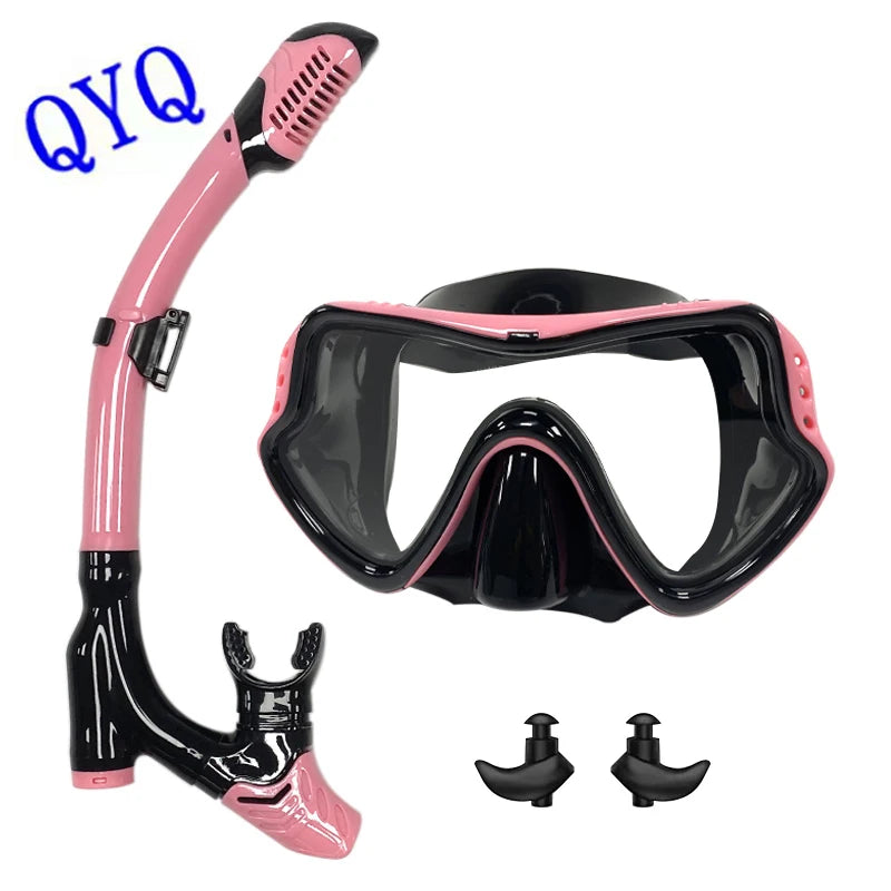 Professional Snorkel Diving Mask | Easy Breathing Goggles Set