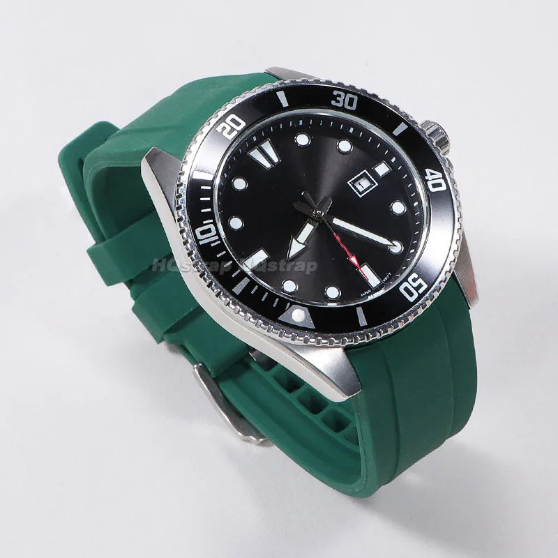 High Quality Silicone Watch Band | 20mm & 22mm Waterproof Straps