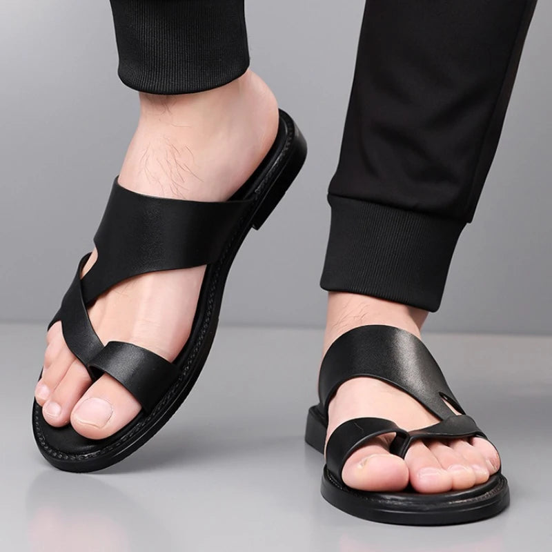 Men's Flat Summer Slippers | Comfortable & Lightweight Beach Sandals
