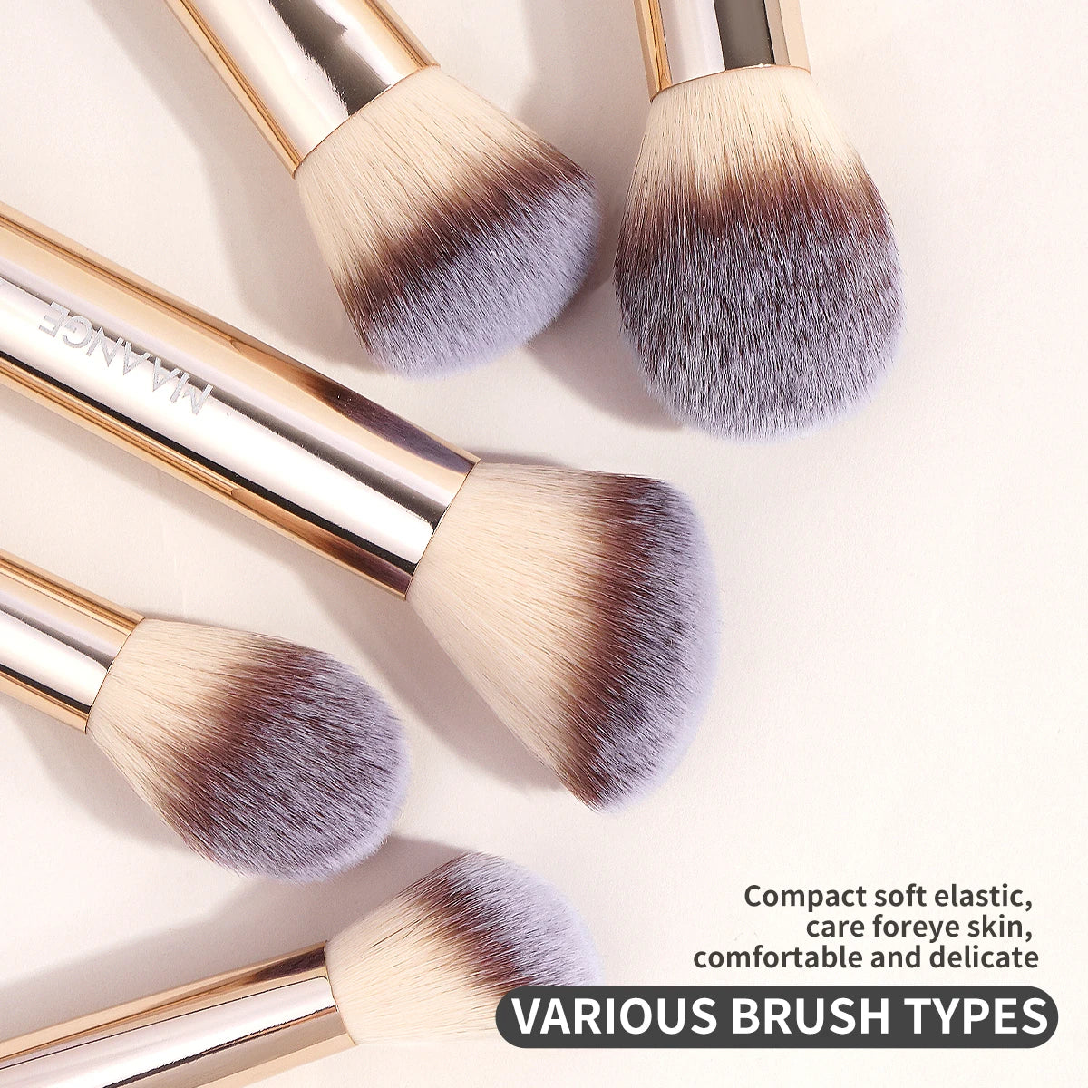 13pc Soft Synthetic Hair Makeup Brush Set | Flawless Beauty Tools