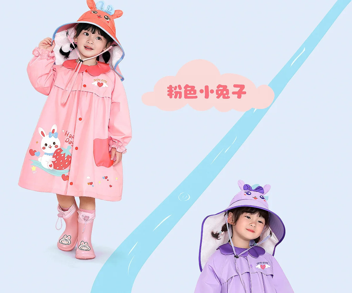 Dual-Use Children's Raincoat | Perfect for Rainy or Sunny Days
