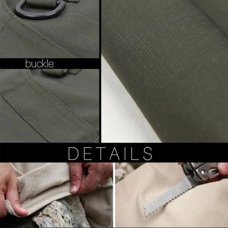 Men's Tactical Cargo Pants | Waterproof Multi-Pocket Outdoor Trousers