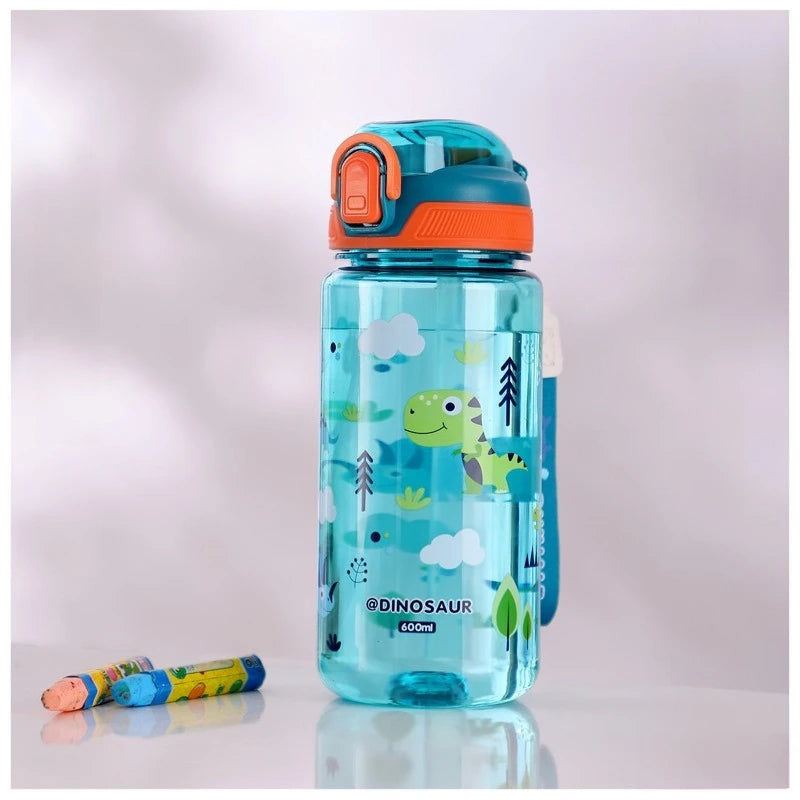 Children's Leak-Proof Water Bottle | 600ml Silicone Spout Summer Cup