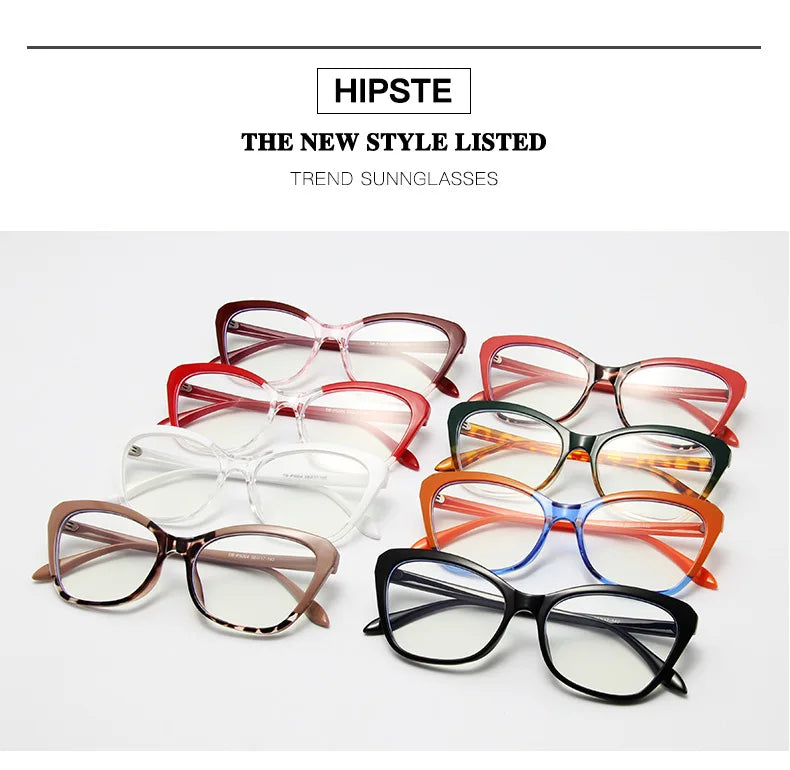 Trendy Cat Eye Blue Light Blocking Eyeglasses for Women