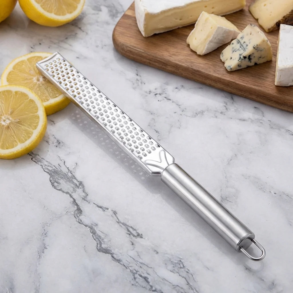 Stainless Steel Long Cheese Grater | Essential Kitchen Tool