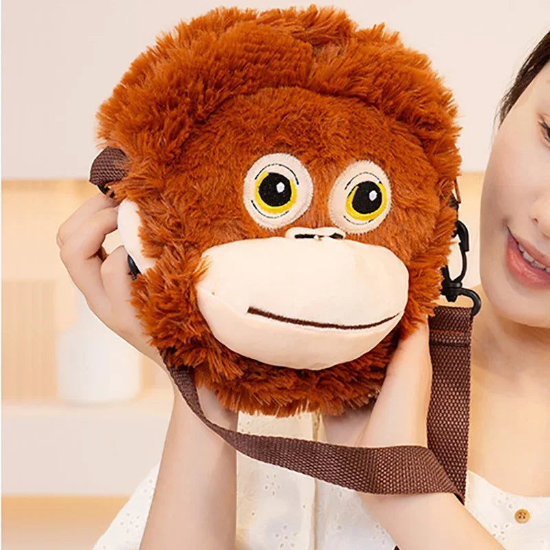 Cartoon Gorilla Plush Toy | Soft Stuffed Doll for Kids and Decor