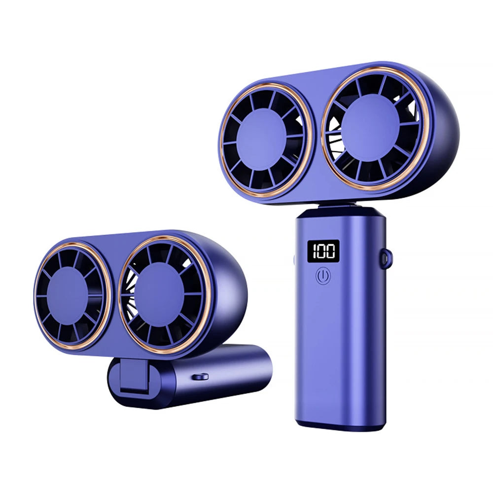 Portable Handheld Turbo Fan | 3 Speed Battery Operated Mini Fan