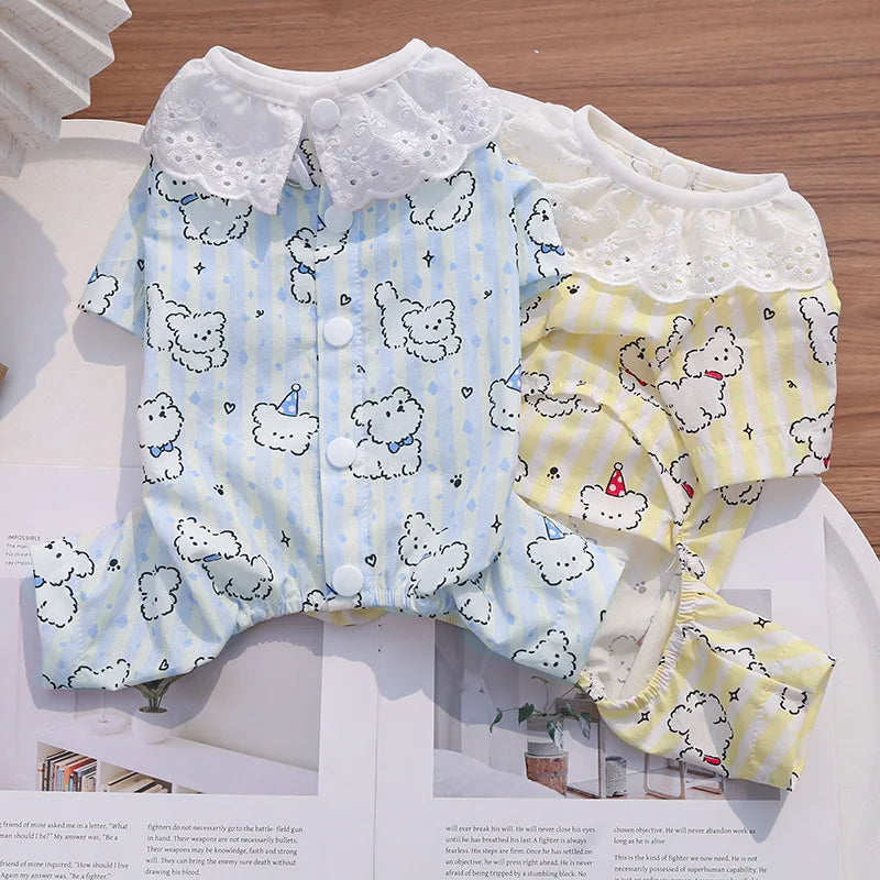 Adorable Spring & Summer Dog Jumpsuit | Perfect for Small Breeds