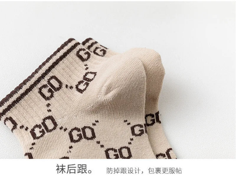 Trendy Thin Cotton Kids Boat Socks | Stylish Streetwear Essentials