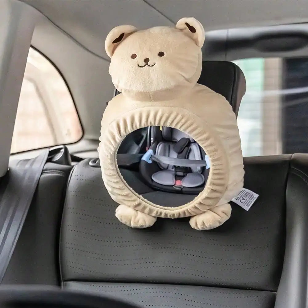 Baby Car Mirror for Safety | Easy View Cartoon Doll Design