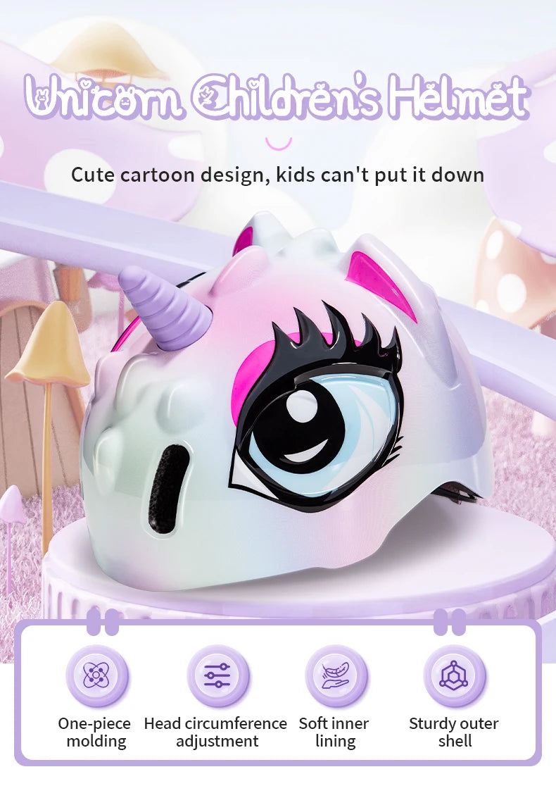 Children's 3D Shockproof Bicycle Helmet | Safe & Comfortable Fit