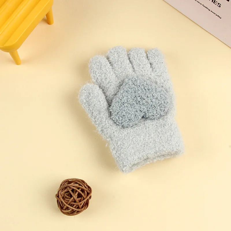 Kids Winter Fleece Gloves | Cozy Plush Mittens for Cold Weather