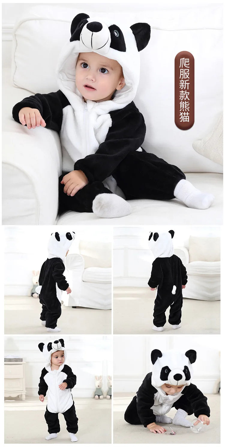 Cozy Baby Rompers | Adorable Winter Hooded Jumpsuits for Kids