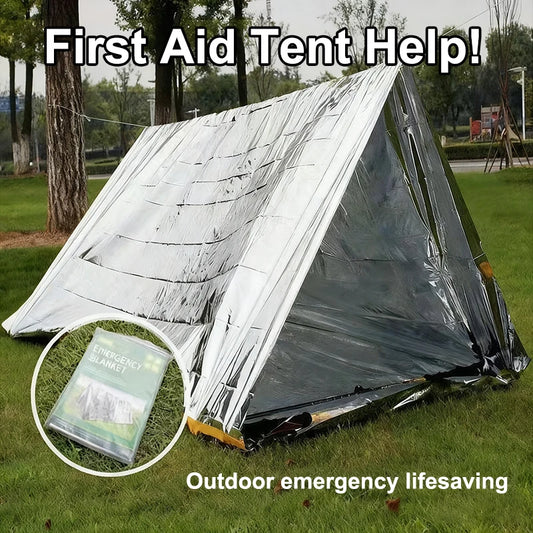 2-Person Emergency Folding Tent | Waterproof Survival Shelter
