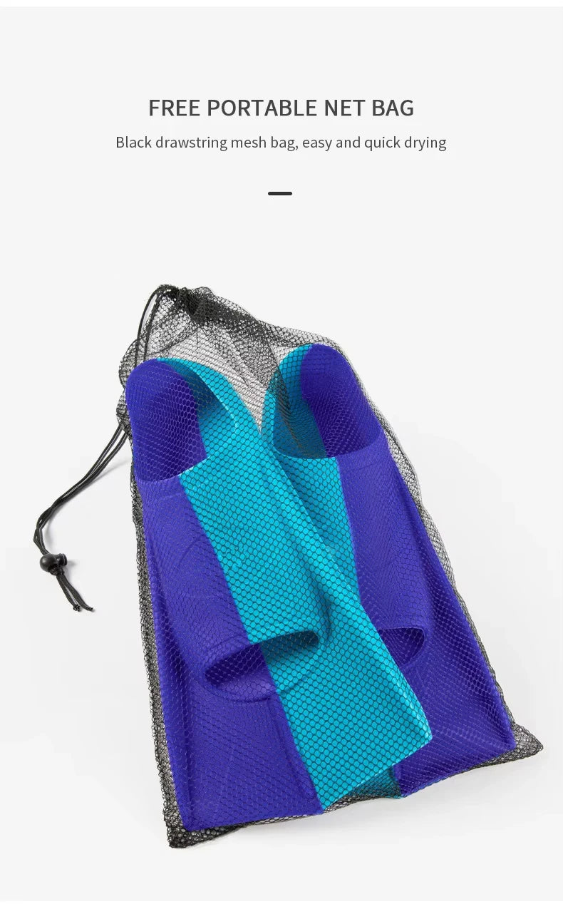 Silicone Swim Fins for Kids & Adults | Perfect for Pool Training