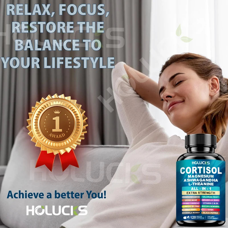 Cortisol Support Supplement | Manage Stress and Maintain Calm