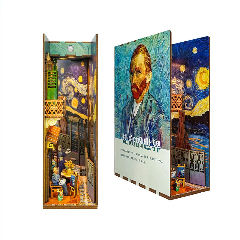 DIY Wooden Book Nook Kit | Cathedral-Inspired Bookend Decor