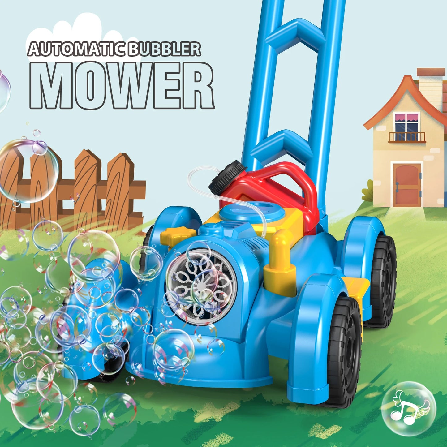 Children's Bubble Lawn Mower | Fun Outdoor Gardening Toy