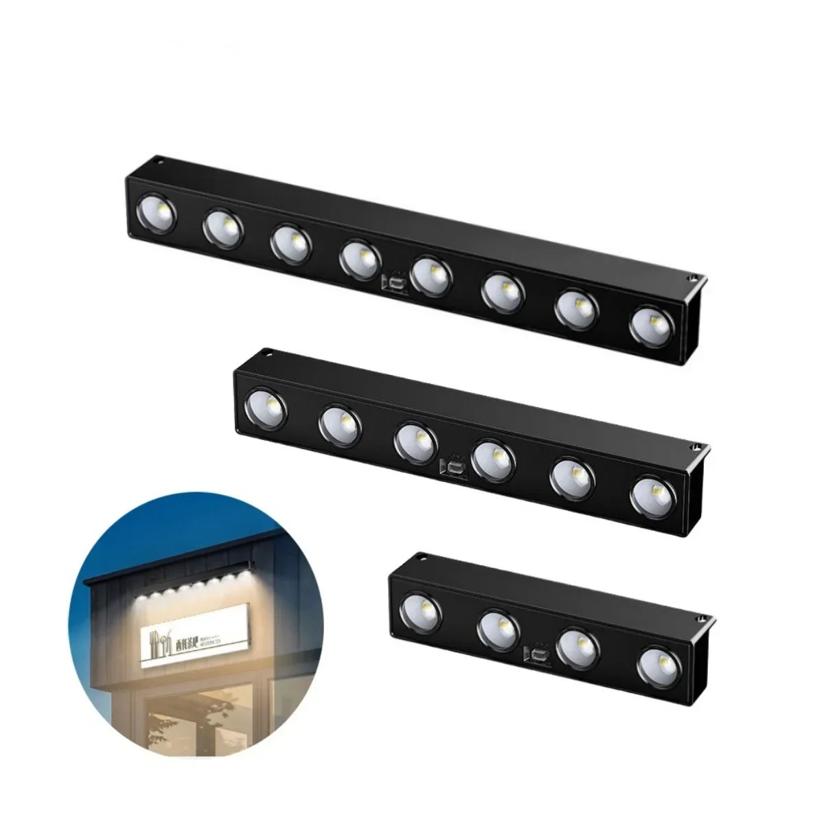 Lámpara Solar de Pared | Solución de Iluminación Exterior Impermeable para Jardín