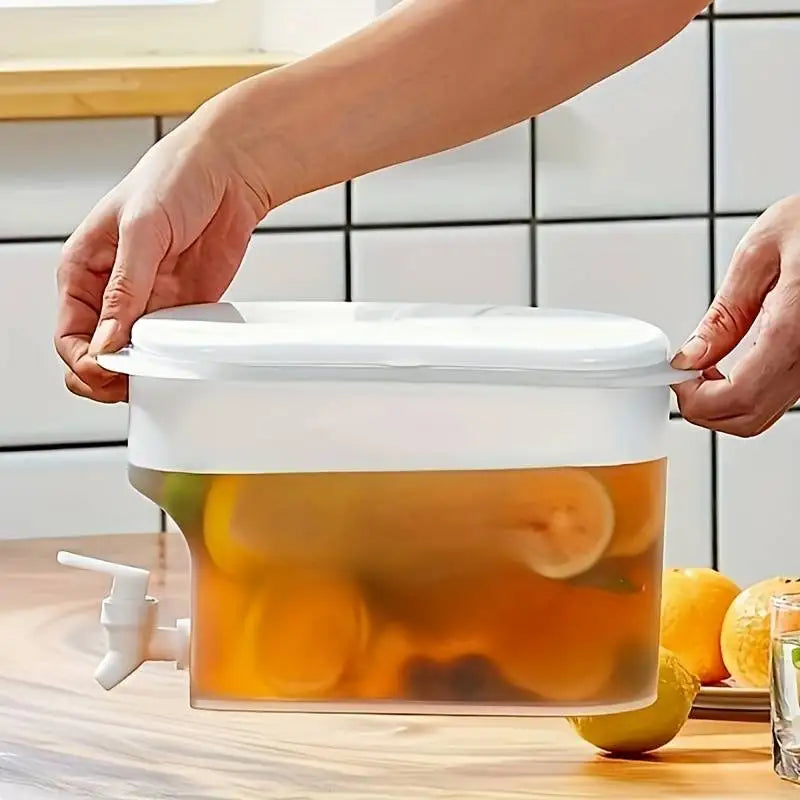 3.5L Water Kettle with Faucet | Cold Beverage Dispenser for Summer