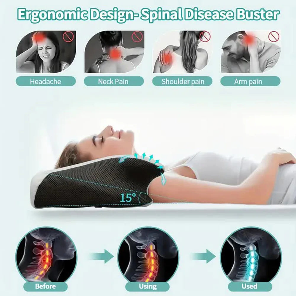 Comfortable Memory Foam Neck Pillow | Ultimate Sleep Support