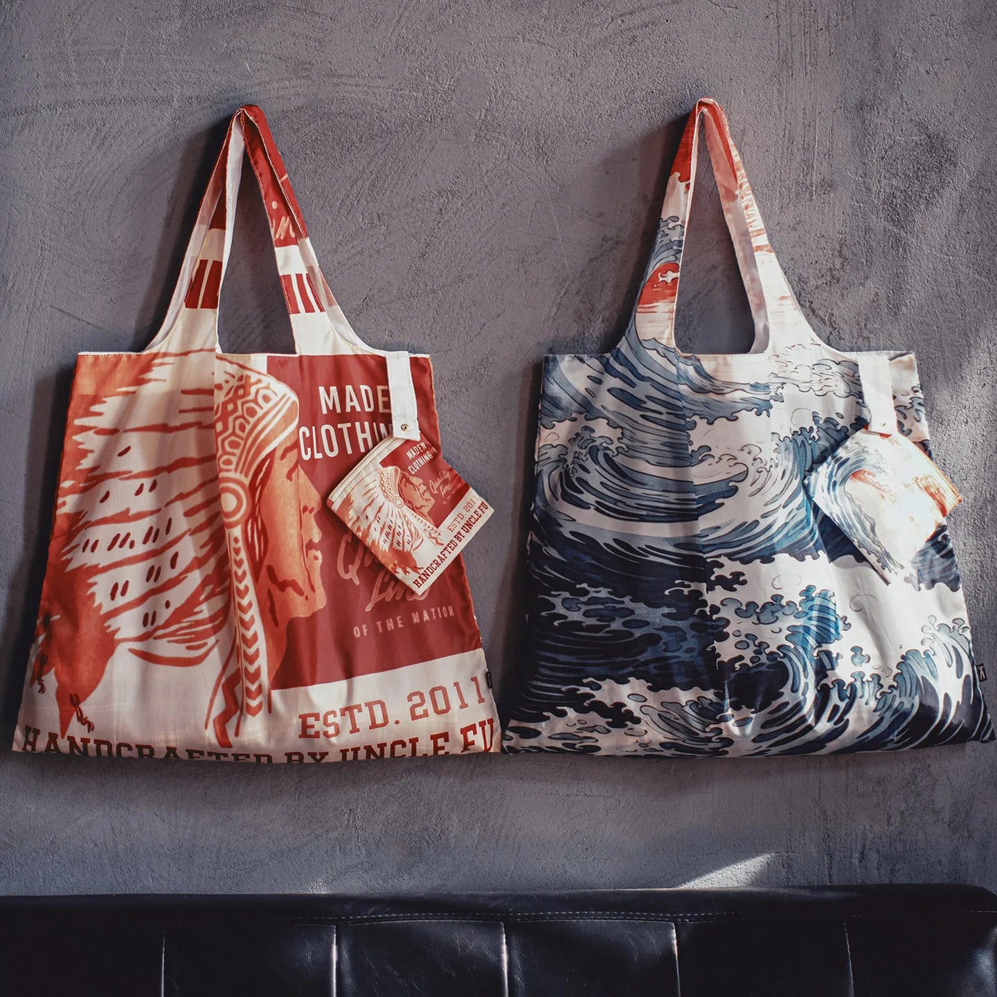 Foldable Tribal Print Tote Bag | Stylish Large Capacity Travel Bag