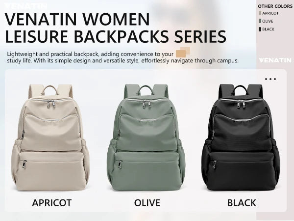 Women’s Short Distance Travel Backpack | Ideal for School & Travel