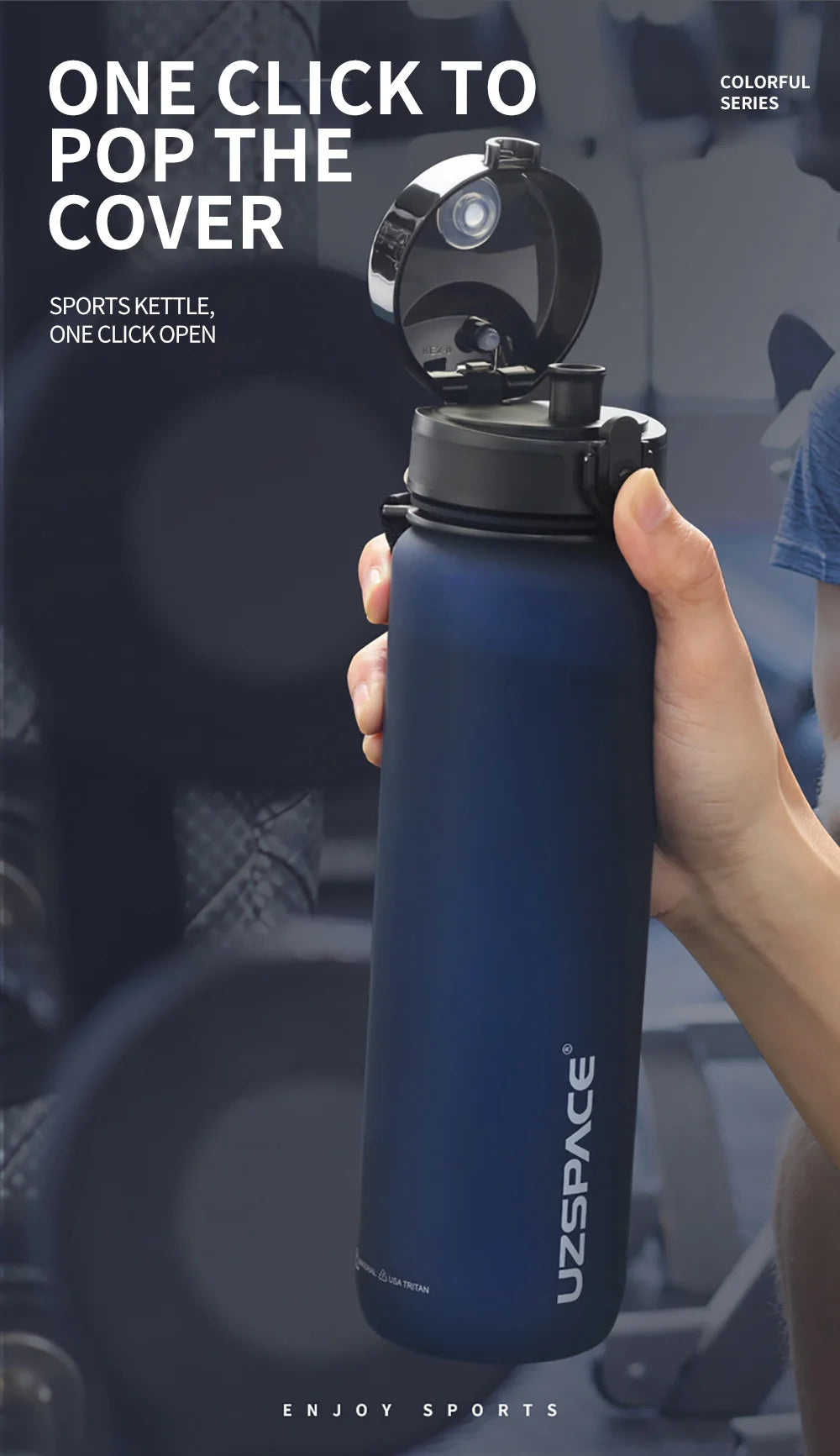 Eco-Friendly BPA-Free Water Bottle | Leak-Proof & Portable