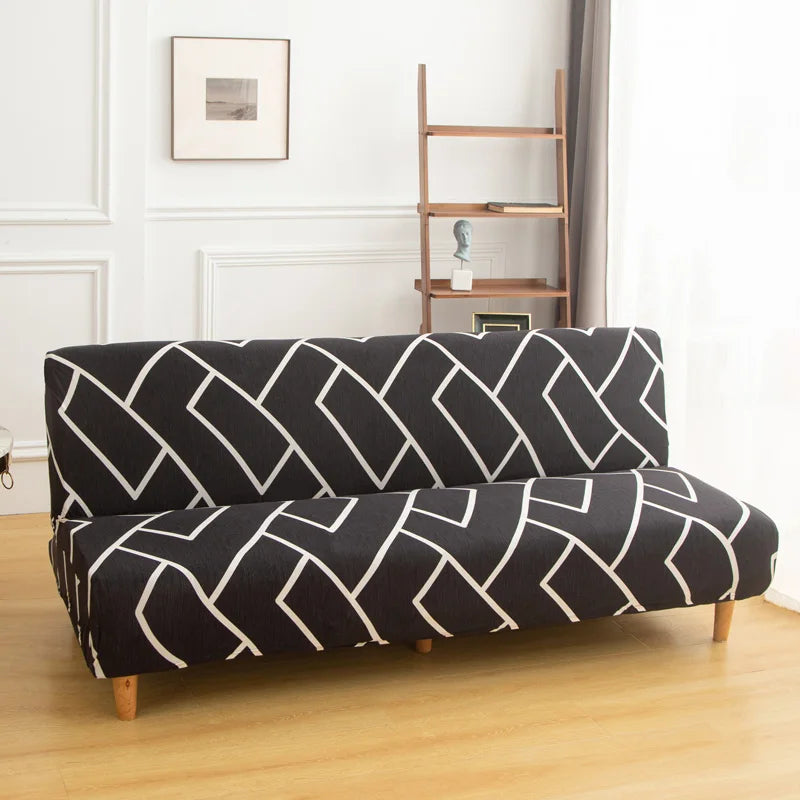 Stretch Printed Sofa Bed Cover | Dust-Proof Furniture Protector