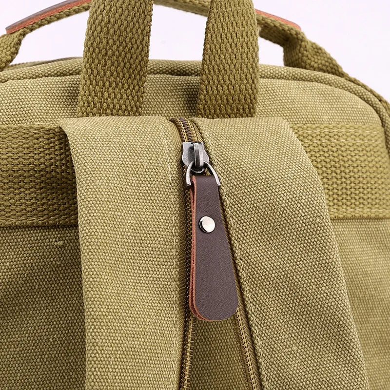 Small Men's Canvas Backpack | Versatile Casual Rucksack