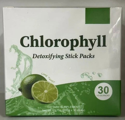 Chlorophyll Powder Stick Packs | Delicious Plant-Based Drink Mix