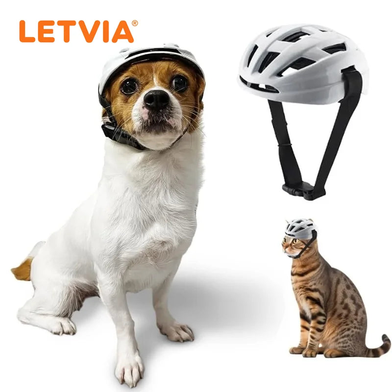Pet Motorcycle Safety Helmet | Comfortable & Breathable Design