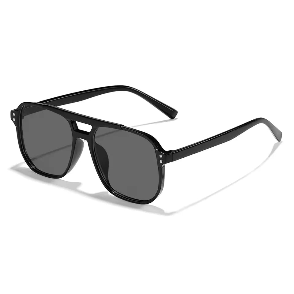 Vintage Unisex Big Sunglasses | Retro UV400 Square Shades