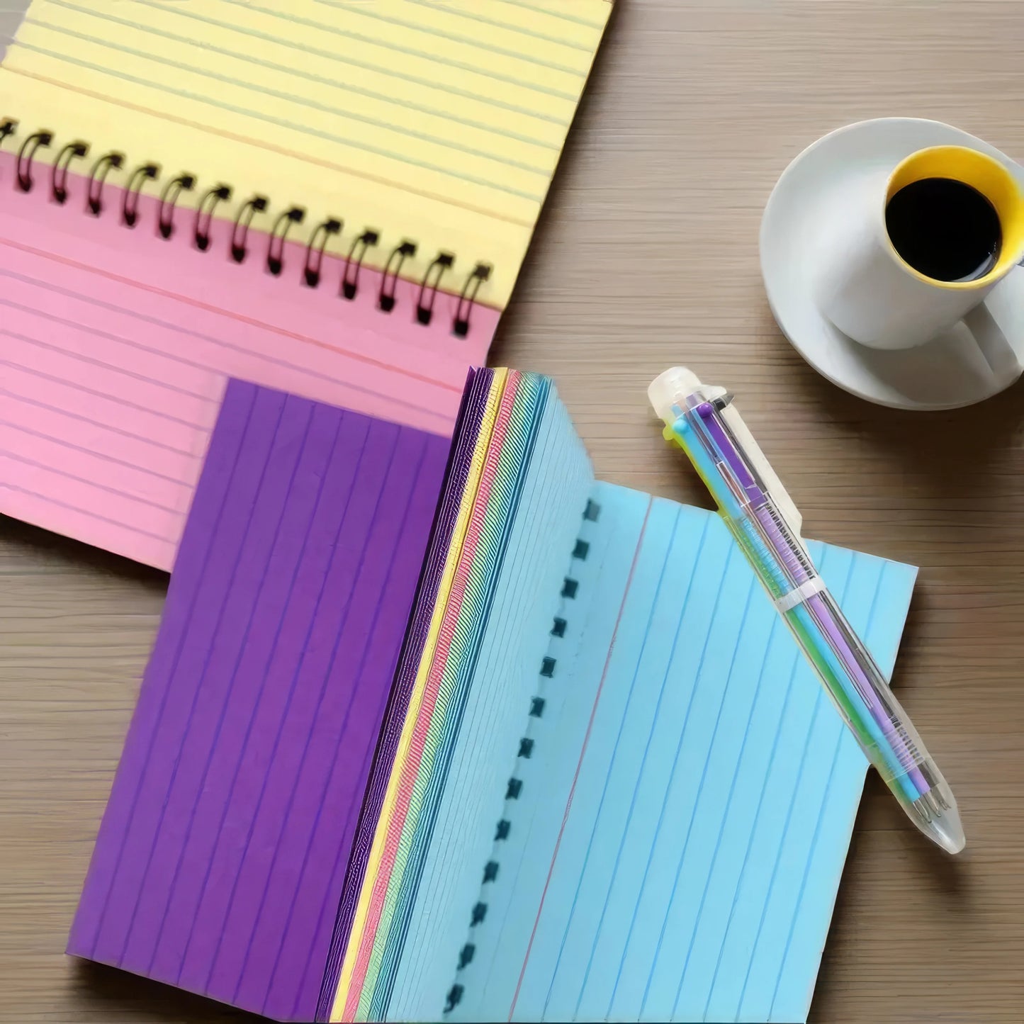 Colorful Tear-Off Card Notebook | Portable Minimalist Notepad