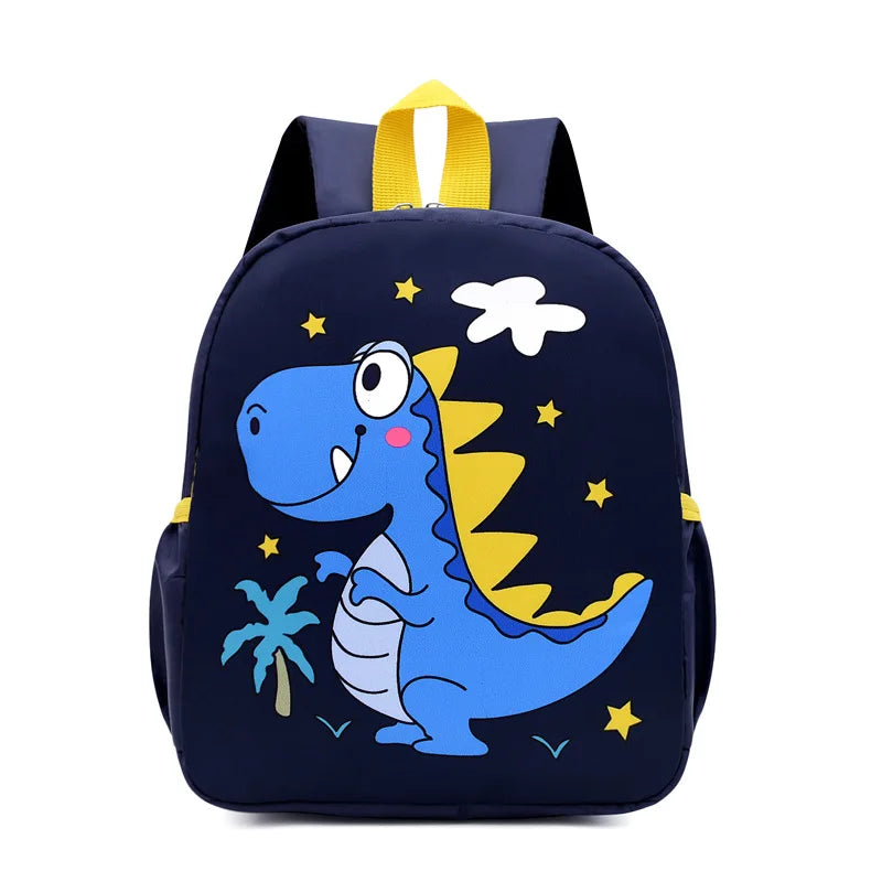 Cute Cartoon Dinosaur Baby Backpack | Adjustable Kids Schoolbag