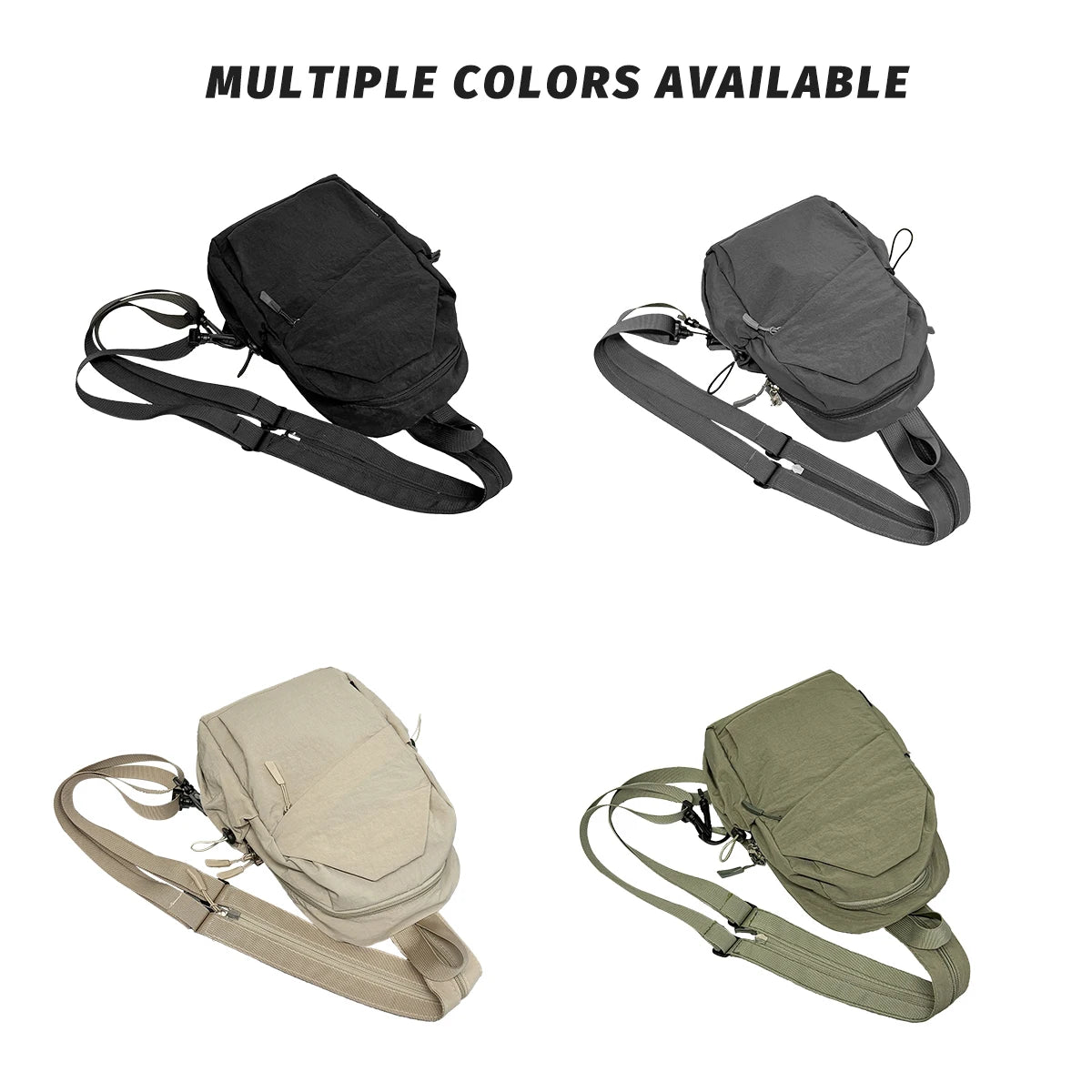 Bandolera portátil de moda | Pecho y mochila multifunción