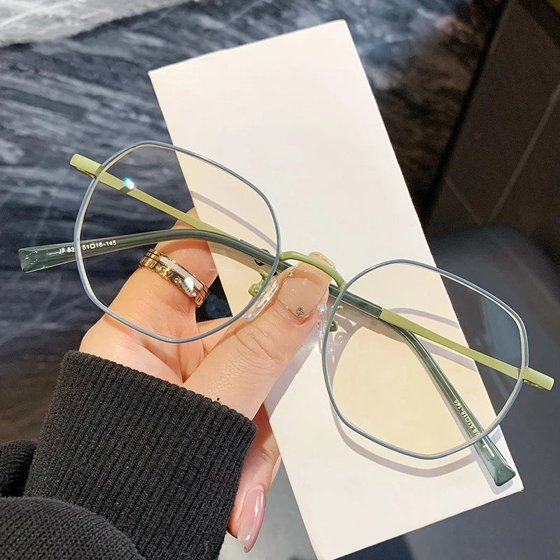 Stylish Geometric Women's Reading Glasses | Anti-Blue Light