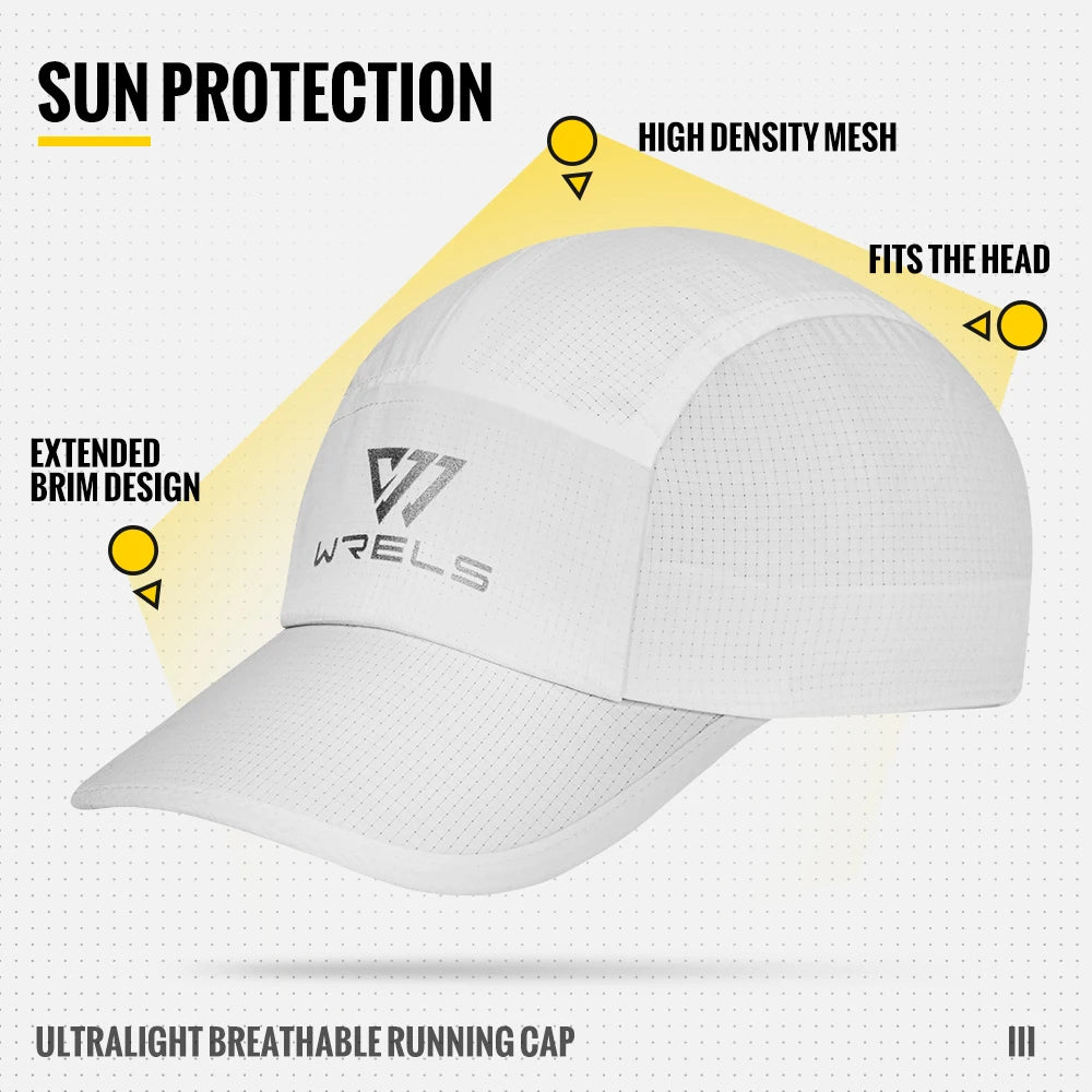 Lightweight Breathable Running Cap | Quick Dry UV Protection Hat
