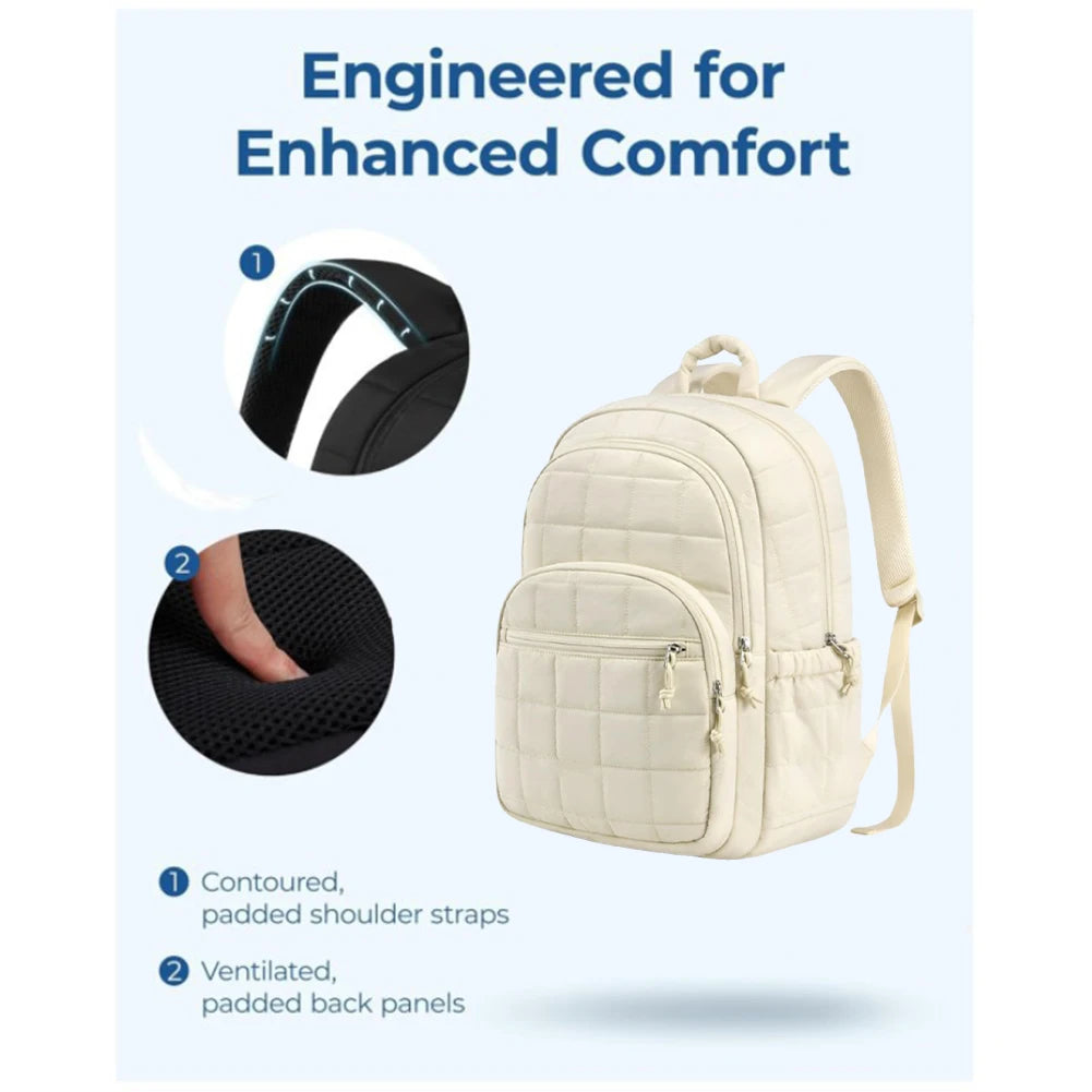 Stylish 15.6 Inch Casual Laptop Backpack for Women | Functional & Chic
