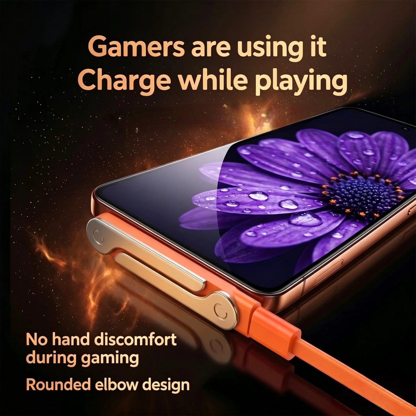 240W 2-in-1 USB C Fast Charging Foldable Desktop Stand Adapter