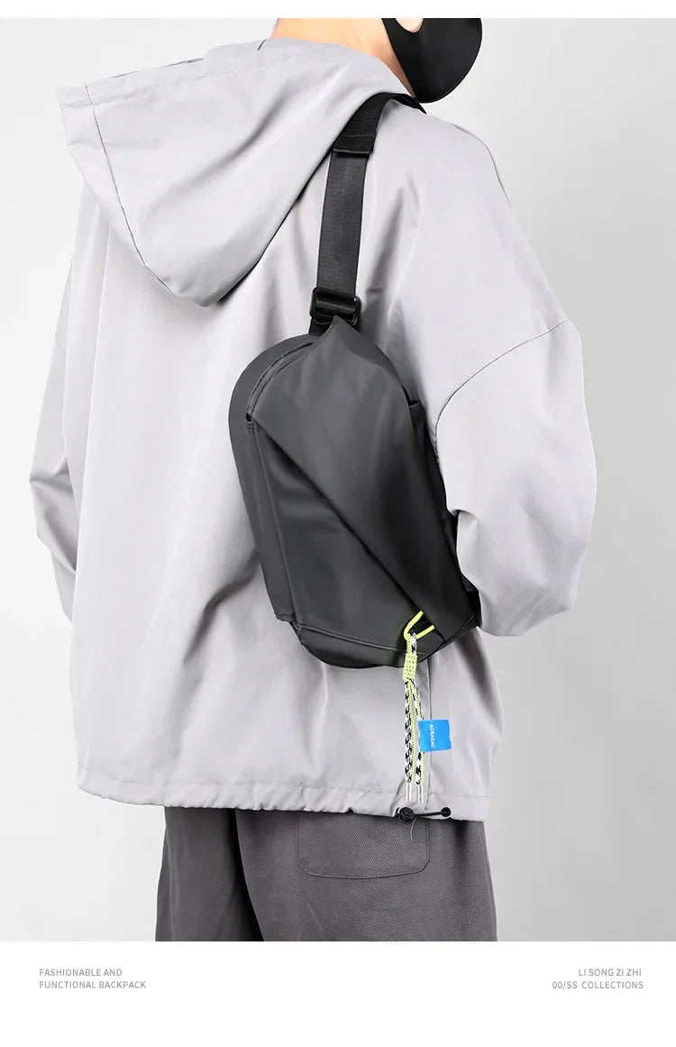 Large Capacity Waterproof Shoulder Chest Bag for Outdoor Sports